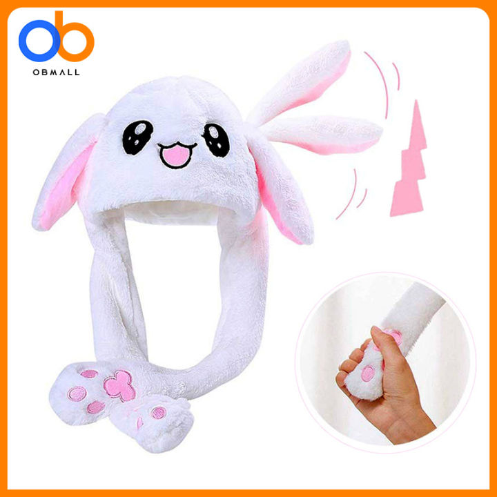 Original Fashion Moving Funny Ear Up Down Rabbit Hat Cute Bunny Airbag ...
