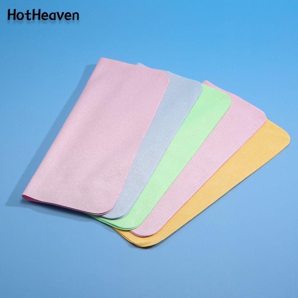 OQ BOGA 1 Piece Random Color Rectangle Mirror Cloth Eyewear Wipe Microfiber Glasses Cloth
