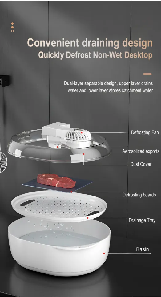 Kitchen Meat Thawer 6-in-1 Atomized Quick Thawing Artifact