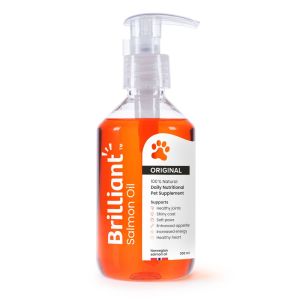 Brilliant Salmon Oil for Dogs Cats & Puppies 300ML | All Natural | Eco-friendly | 100% Salmon oil | Straight from Norway