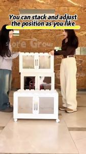 Baby Folding Wardrobe Installation free childrens Drawer Chest high-capacity home storage cabinet