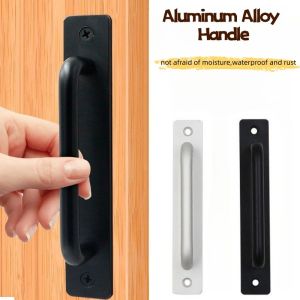 1pc Door Handles Aluminium Alloy Kitchen Door Pulls Balcony Bedroom Replaceable Furniture Handle