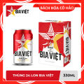 THÙNG 24 LON BIA VIỆT 330ML. 