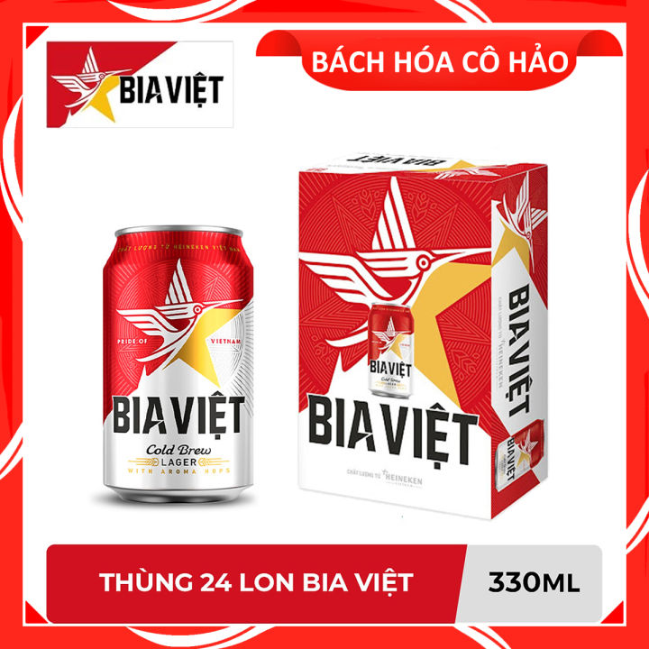 THÙNG 24 LON BIA VIỆT 330ML