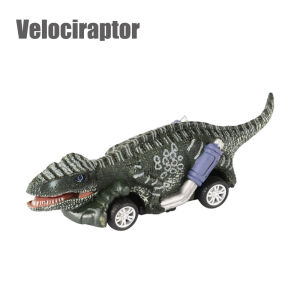 Dinosaur Toys Car for Kids Boy 6 Pack Jurassic Dinosaur Monster Pull Back Vehicles Collectable Party Favor Toys Gifts for Boys Girls