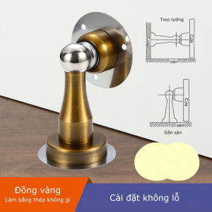 Hút Chặn Giữ Cửa Nam Châm Chống Va Đập Hít Cửa Inox 304 Nam châm hít cửa mạnh，Kèm Keo 3m Dán Sàn Và Vít -BeloveShop