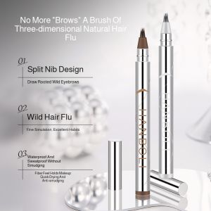 Multi Fork Water Eyebrow Pencil Plush Long Lasting Waterproof and Sweat Proof Root Distinct Non Fading Wild Eyebrow Artifact Dual Use Hairline野生眉多叉防汗水眉笔