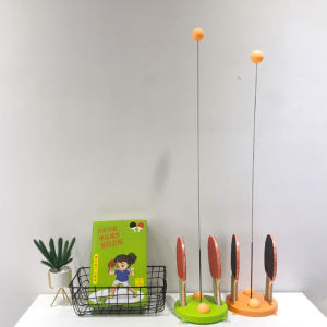 Indoor Ping Pong Practice Portable Elastic Shaft Table Tennis Trainer Elasticity Training