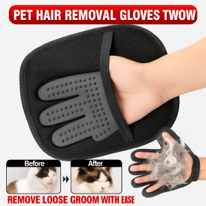 Pet Hair Removal Static Glove Comb