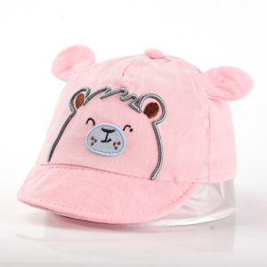 Cartoon Bear Baby Duck Tongue Hat Cute Boy Girl Sunshade Peaked Cap Cotton Children Outdoor Visors Kids Soft Brim Baseball Hats