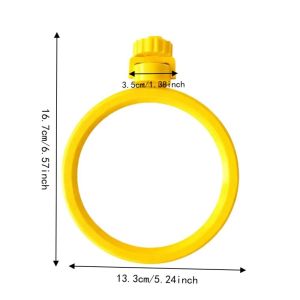 OUTOPEN Detachable Rotary Bird Perch Round Comfortable Grip Rotating Bird Stand Safe Quiet Birds Grinding Perch Holder Parrots