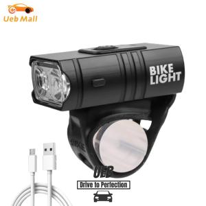 [UEB Mall] LED Lamp 10W 800LM 6 Modes Power Display Bike Front Lamp Cycling Equipment for Night Cycling Lighting Living Lighting