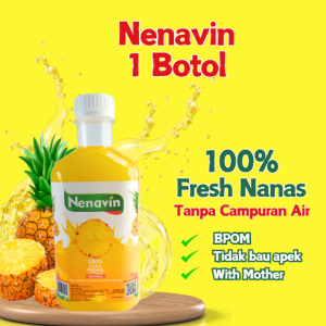 NENAVIN - Cuka Nanas Asli Original - Minuman Kesehatan - 300 ML - Solusi Gula Darah Tinggi
