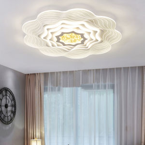 CHNT 220V Modern LED Ceiling Light Pendant Bedroom Fixture Living Room 3 Colors Light Chandelier Home Lighting Decoration
