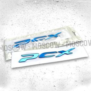 EMBLEM PCX TIMBUL 3D MERK MOSCOW ORIGINAL LOKAL BRAND  STICKER TIMBUL 3D LOGO PCX TIMBUL ISI 1 SET ATAU 2 PCS BAHAN ACRILIC PREMIUM AKSESORIS MOTOR COCOK UNTUK SEMUA HONDA PCX
