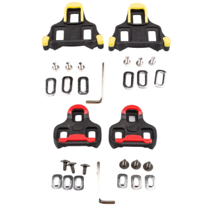 2ชิ้นจักรยานเสือภูเขาเหยียบคลิปรองเท้าปั่นจักรยานเสาหลักแป้นเหยียบ SelfLocking จักรยานส่วนสำหรับหลายรองเท้า