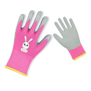 KENDRARY Durable Kid Gardening Gloves Breathable Non-Slip Garden Work Gloves Durable Animal Pattern Children Protective Glove Home