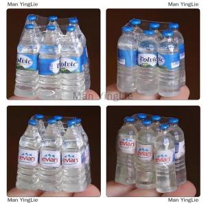 [COD] Man YingLie 1:12 Resin Mini Simulation Mineral Water Bottle Model Doll House Miniature Kids Gift Toys Home Decoration Accessories