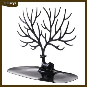 [Hillarys] แท่นโชว์เครื่องประดับชั้นเก็บต้นไม้สร้อยคอต่างหูแหวนกล่องเครื่องประดับที่วางตั้งโต๊ะที่เก็บของแต่งหน้า