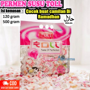 Beauty  Permen Susu Halal 120 gram / 500 gram Permen Susu Toll Milk Candy Permen Manis Rasa Susu Permen Rasa Susu