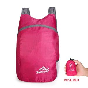 Foldable Backpack Lightweight 20L Waterproof Travel Bag Compact Portable Outdoor Hiking Bag Beg Lipat Ringan Tahan Air