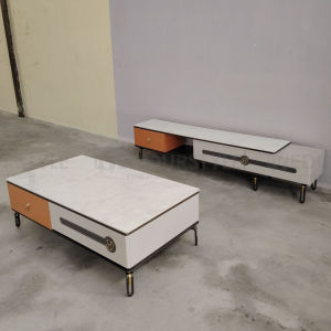 Vedourstyle Luxury 2in1 TV Cabinet Set Coffee Table/Kabinet TV Meja Kopi/Premium Living Room Set