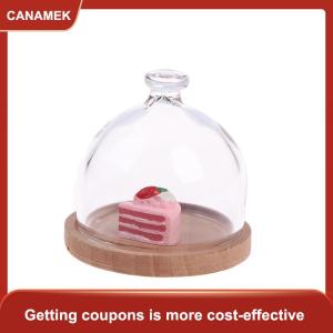 【CANAMEK】 Lọ Kẹo thu nhỏ Nhà búp bê 1:12 khay trái cây tráng miệng thủy tinh đồ chơi trang trí nhà búp bê