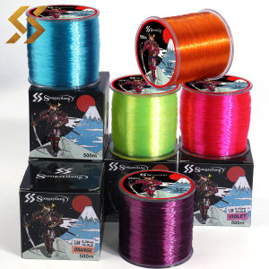 Sougayilang Fishing Line 500M Super Strong Abrasion 0.8#-8.0# 0.14-0.50mm 7lb-38lb Nylon Fishing Line for Outdoor Fishing.