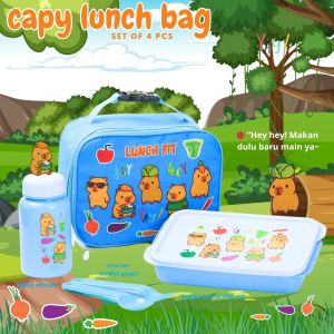CPM Capy Lunch Fit Set Of 4 Pcs/tas bekal set