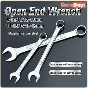E.B. Combination Wrench Professional Wrench Spanner Tools Open End Wrench 8mm 10mm 11mm 12mm 13mm 14mm 15mm