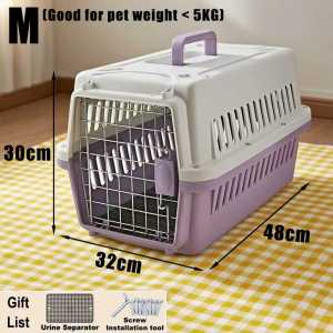 【Buy 1 Take 1】Dog Cage Large pet carrier Travel Cat Crate Dog Carrier Portable Pet Crate Large Capacity Cat Crate Airline Approved Dog Cat Transport Crate