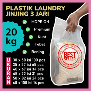 Plastik Laundry Jinjing 3 Jari (20 kg)