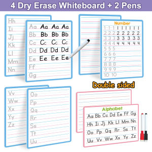 Erasable Tracing Pad For Learning Alphabets Numbers  (1-10) Letter Tracing Pad Number Writing Practice Book Dry Erase Whiteboard Math Alphabet Educational Toy For KIds Early Childhood Learning Materials
