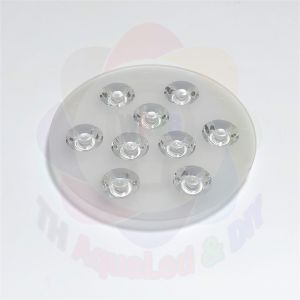 Chóa LED tròn 9 chip đèn led Luxeon thấu kính 9 led gom sáng cho mạch led Luxeon giúp tối ưu công suất ánh sáng chiếu xa