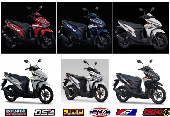 Honda Click 125i V3 Stock Decals Sticker 2023 Model Lazada Ph