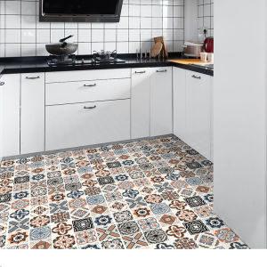 【SG】Floor Stickers Thickened Bathroom Kitchen Non-slip Floor Tile Stickers Self-adhesive Waterproof Bedroom Living Room