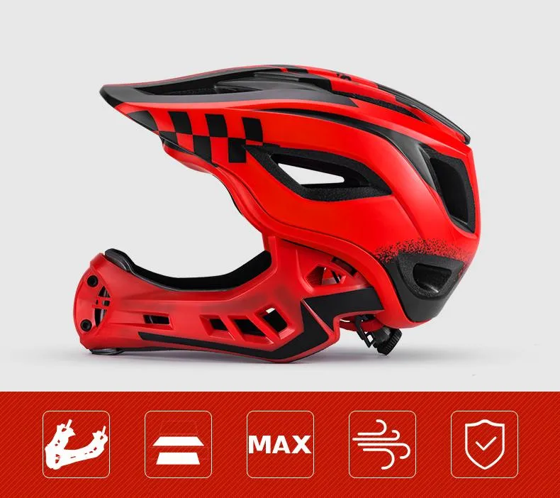 ROCKBROS In Full Covered Child Helmets BikeQ Bicycle Cycling