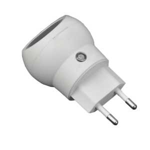 Lampu Tidur LED Sensor Cahaya Rotasi 360 Derajat EU Plug Sensor Cool White 240V 0.5W - LXX3148
