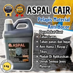 Pelapis anti bocor untuk dak beton asphalt emulsion waterproof 5 kg anti jamur hama bakteri