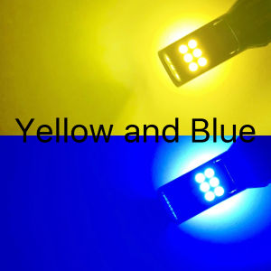 Lampu LED Putih H11 Two Color 24SMD Untuk Headlight / Fog Lamp