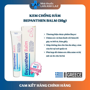 BEPANTHEN BALM - Kem chống hăm dạng kem mỡ cho bé & chống nứt đầu ti cho mẹ.