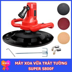 Máy xoa vữa trát tường siêu nhanh siêu mịn - SUPER S800F - 1680W - Hàng nội địa Cao Cấp - Bảo hành Toàn Quốc 6 tháng