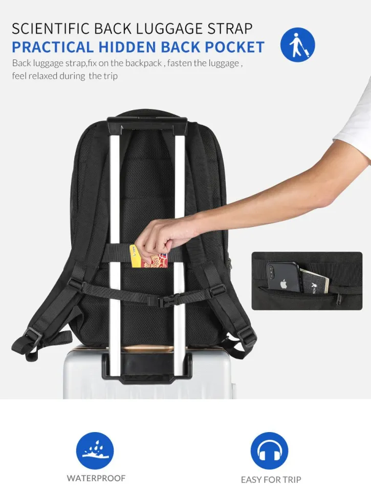 Expandable】Tigernu T-B3143A Strong anti theft new zipper Nylon