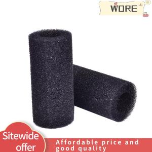 WORE 5pcs L ขนาดสีดำฟองน้ำ Aquarium FILTER protectorcover for Fish TANK Inlet Pond