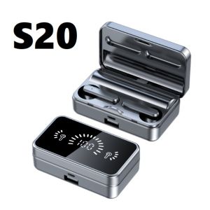 Tai Nghe Bluetooth S20 Phiên Bản Quốc Tế Cao Cấp Tai Nghe Không Dây Mặt Tráng Gương Cảm Biến Nhậy Pin Trâu Kiêm Dự Phòng