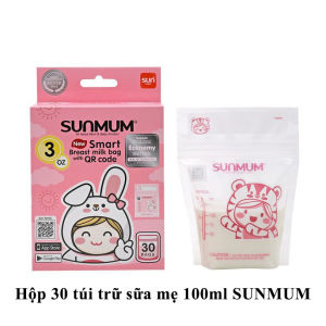 Túi trữ sữa Sunmum chính hãng an toàn tiện lợi với dung tích 250ml và 100ml