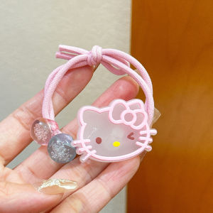 ยางมัดผมลายการ์ตูน Sanrio สุดน่ารัก ทนทาน ยางรัดผมสาวน้อย เชือกมัดผมหางม้า