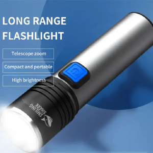 Multifunctional Retractable Flashlight Led Bright Light Mini Flashlight