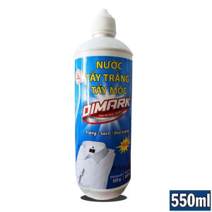 Nước Tẩy Trắng Tẩy Mốc Quần Áo DIMARK 500ML - Chai Nước Tẩy Loại Bỏ Vết Ố Bẩn Mực Mốc Trên Quần Áo