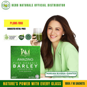 Original IAM Amazing Pure Organic Barley Young Grass Powder Juice Drink from Australia Official Store Marian Rivera